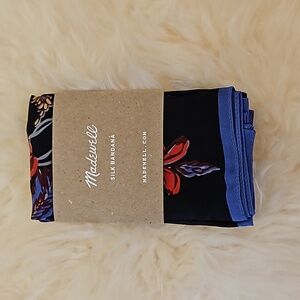Madewell Floral Silk Bandana (NWT)